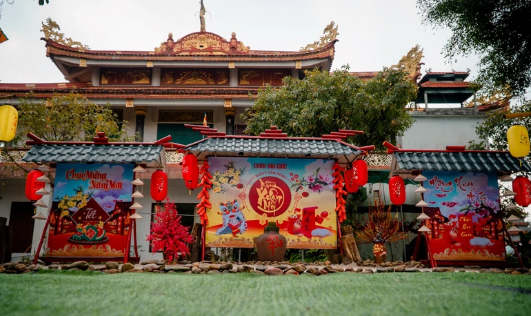 Xuân về nơi chùa Đại Giác (TP.Đồng Hới, Quảng Bình)