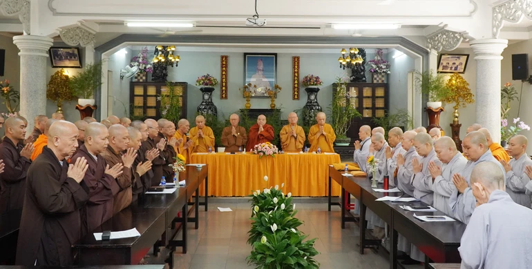 Ban Trị sự GHPGVN Q.Gò Vấp họp triển khai kế hoạch tổ chức Phật đản Phật lịch 2569