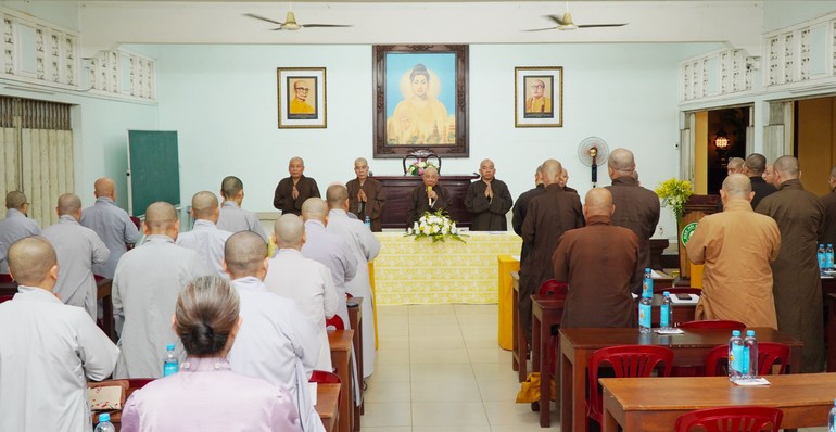 Ban Trị sự GHPGVN Q.10 họp triển khai kế hoạch tổ chức Đại lễ Phật đản, An cư kiết hạ Phật lịch 2569