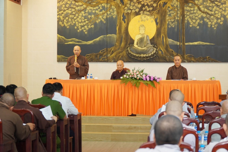 Ban Trị sự GHPGVN Q.12 họp triển khai kế hoạch tổ chức Đại lễ Phật đản Phật lịch 2569
