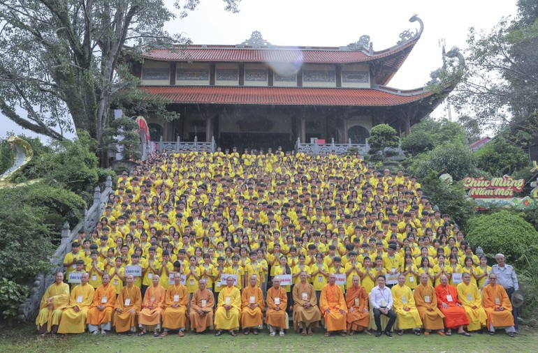 Lưu niệm tại lễ khai mạc khóa tu