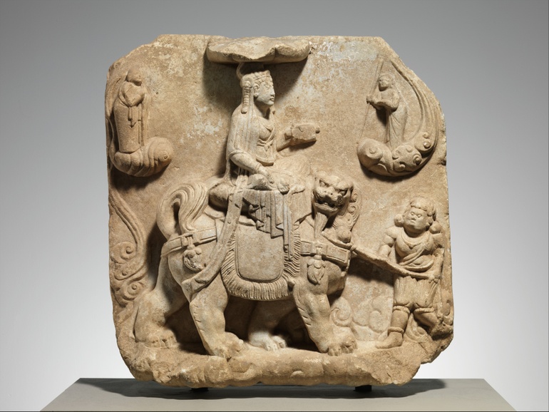 Bồ-tát Văn Thù Sư Lợi, Trung Quốc, thế kỷ XI; hiện vật Bảo tàng nghệ thuật Metropolitan, New York, Mỹ