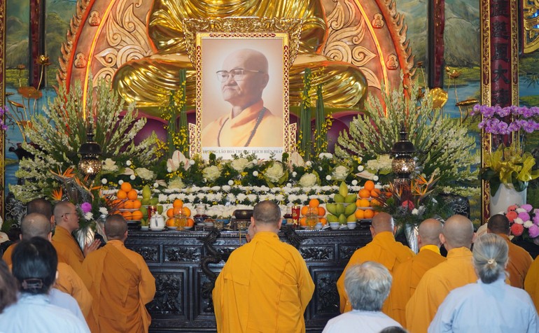 Tưởng niệm Trưởng lão Hòa thượng Thích Hiển Pháp (1933-2018) tại chùa Hưng Phước