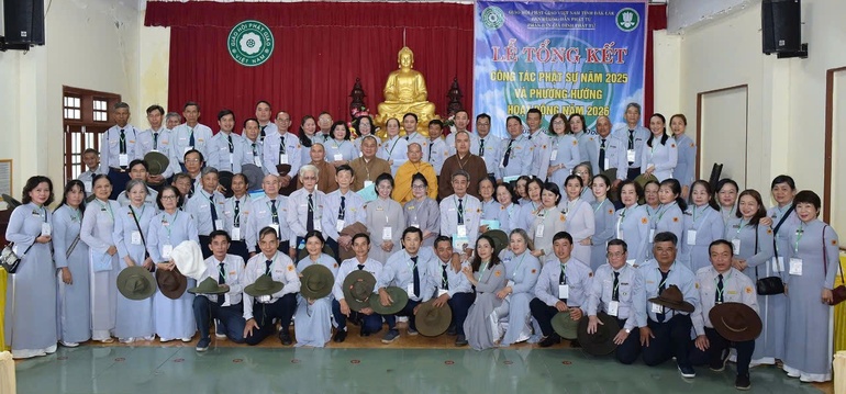 Phân ban Gia đình Phật tử tỉnh Đắk Lắk tổng kết hoạt động Phật sự năm 2025