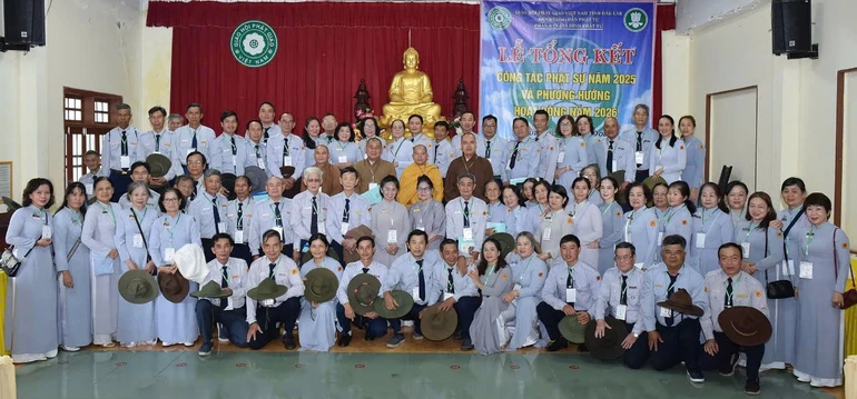 Phân ban Gia đình Phật tử tỉnh Đắk Lắk tổng kết hoạt động Phật sự năm 2025