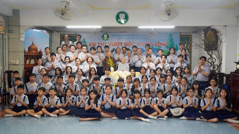 Ban Điều hành Gia đình Phật tử khu vực Sài Gòn khai mạc kỳ thi vượt bậc đoàn sinh tại chùa Phước Hải, sáng 11-1-2026