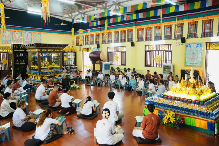 Khóa tu học kỷ niệm 10 năm thành lập tu viện Như Giác (xã An Nhơn Tây, TP.HCM)