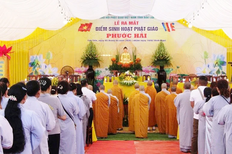 Lễ ra mắt điểm sinh hoạt Phật giáo Phước Hải