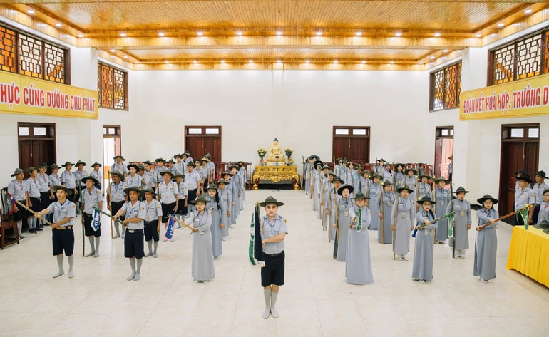 Khai mạc trại huấn luyện huynh trưởng cấp I - A Dục X tại thiền viện Trúc Lâm Tây Nguyên (xã Ia Hrung, Gia Lai)