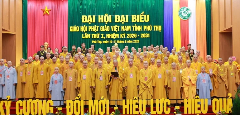 Tân Ban Trị sự GHPGVN tỉnh Phú Thọ nhiệm kỳ 2026-2031 ra mắt và phát biểu nhận nhiệm vụ