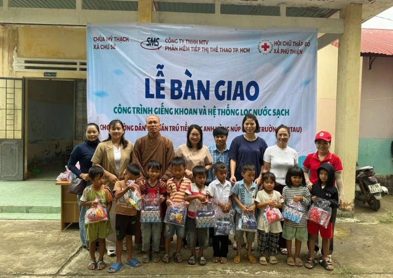 Lễ bàn giao công trình giếng khoan 