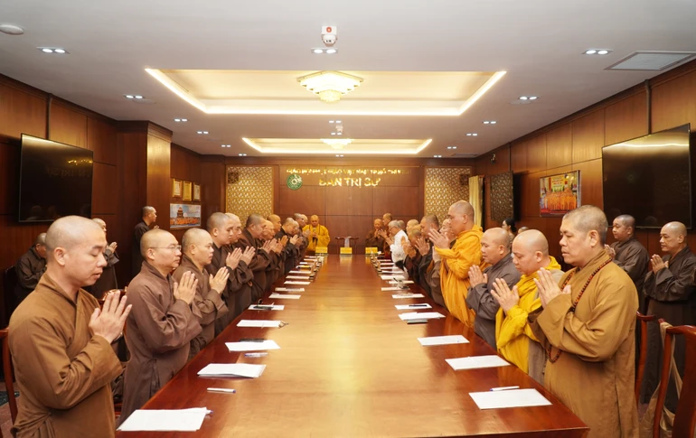 Ban Pháp chế - Kiểm soát GHPGVN TP.HCM họp triển khai Phật sự