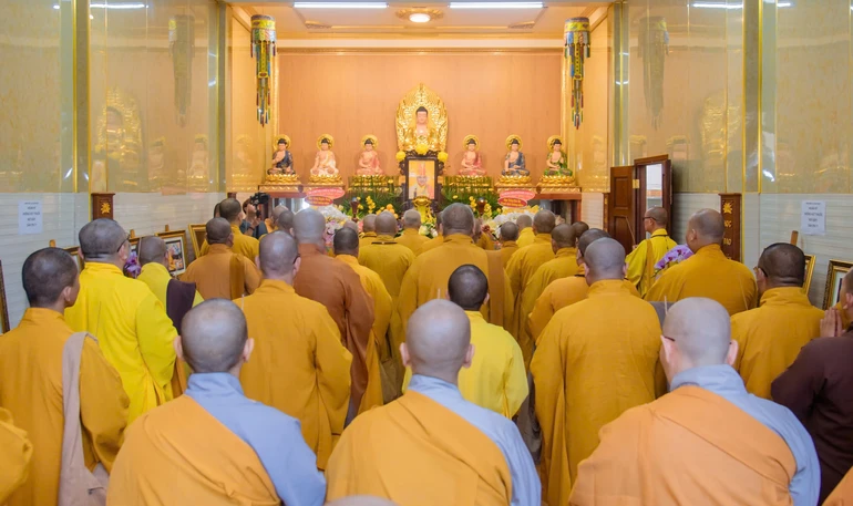 Lễ tưởng niệm Chung thất Hòa thượng Thích Chơn Trí tại chùa Phước Trí (xã Tân Xuân, H.Hóc Môn, TP.HCM) 