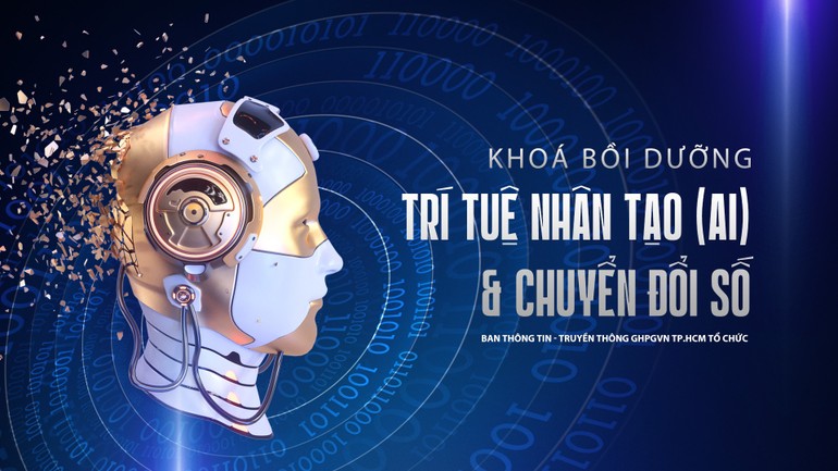 Khóa bồi dưỡng “Trí tuệ nhân tạo (AI) và chuyển đổi số” diễn ra vào ngày 9, 10-1-2026 (nhằm ngày 21, 22-11-Ất Tỵ), tại Việt Nam Quốc Tự - Thiết kế: Hạnh Đăng/BGN