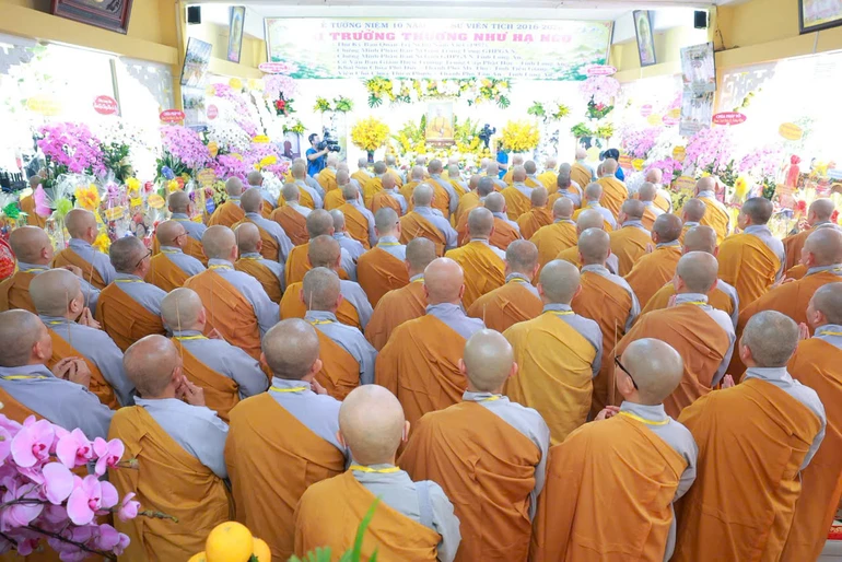Trang nghiêm Lễ tưởng niệm Ni trưởng Thích nữ Như Ngộ tại chùa Vạn Phước (P.An Lạc, TP.HCM) 