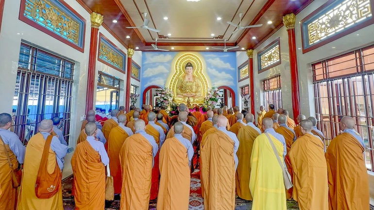 Lễ an vị Phật, khánh tạ Tam bảo tịnh thất Liên Nghiêm (xã Hưng Long, TP.HCM)