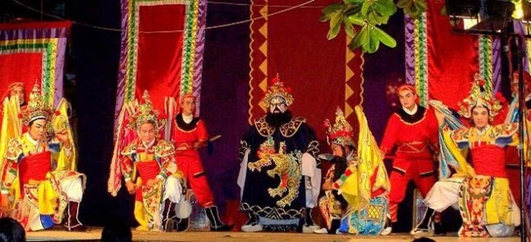 Cảnh trong một vở hát bội. Ảnh minh họa