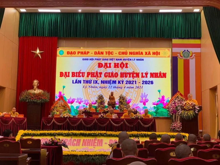 Chư tôn đức Chứng minh, Chủ tọa đoàn Đại hội đại biểu Phật giáo huyện Lý Nhân