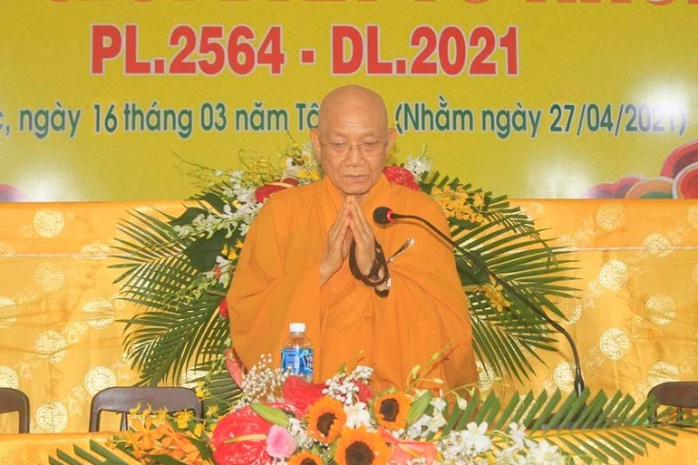 Hòa thượng Thích Minh Thông thuyết giảng Giới luật dành cho giới tử Tăng tại Đại giới đàn Từ Nhơn