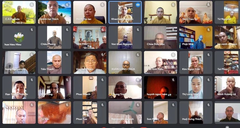 Hội nghị trực tuyến Ban Trị sự Phật giáo tỉnh Nghệ An mở rộng