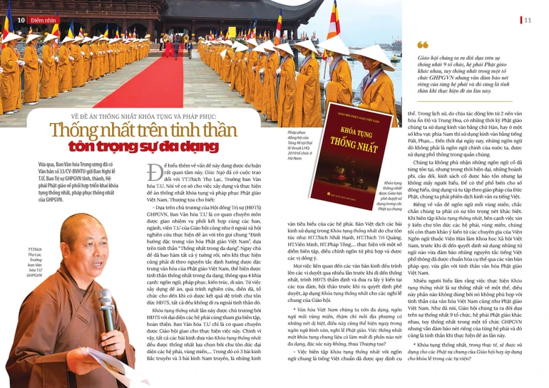 Bài trên Báo Giác Ngộ số 1130 - Thiết kế: Phòng Mỹ thuật BGN/Tống Viết Diễn