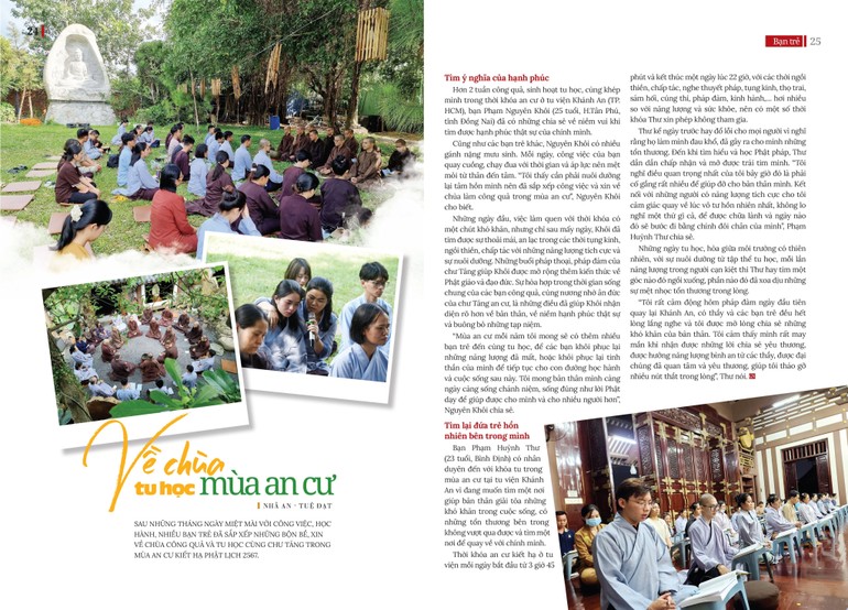 Bài trên Báo Giác Ngộ số 1207 - Thiết kế: Phòng Mỹ thuật BGN/Tống Viết Diễn