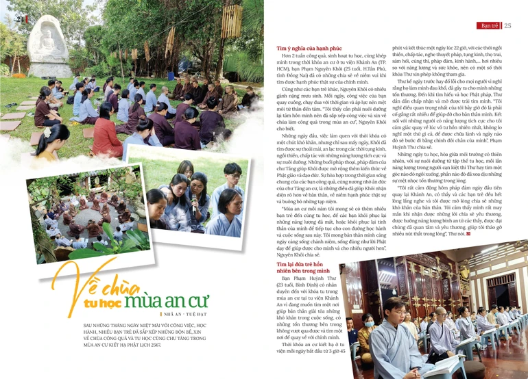 Bài trên Báo Giác Ngộ số 1207 - Thiết kế: Phòng Mỹ thuật BGN/Tống Viết Diễn