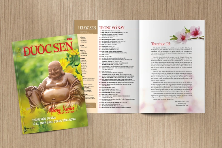 Tập san Đuốc Sen "Mừng Xuân Giáp Thìn" - ấn phẩm của Hệ phái Khất sĩ 