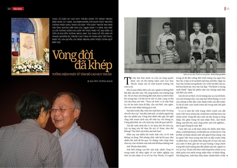 Bài trên Báo Giác Ngộ số 1261 - Thiết kế: Phòng Mỹ thuật BGN/Tống Viết Diễn