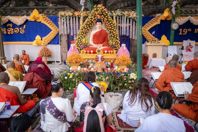 Pháp hội trùng tụng kinh Pali lần thứ XIX tại Bồ Đề Đạo Tràng (Ấn Độ) 