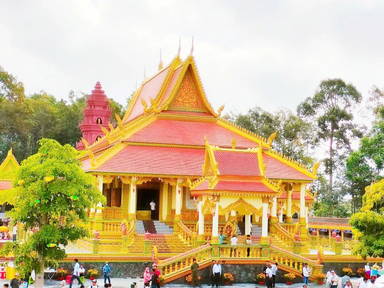 Chánh điện chùa Chông Prây hoàn thành sau 5 năm khởi công xây dựng