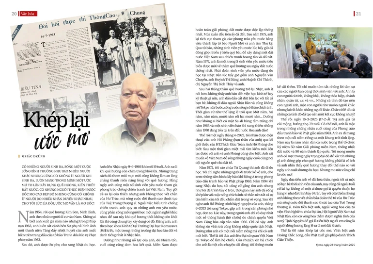 Bài trên Báo Giác Ngộ số 1295 - Thiết kế: Phòng Mỹ thuật BGN/Tống Viết Diễn