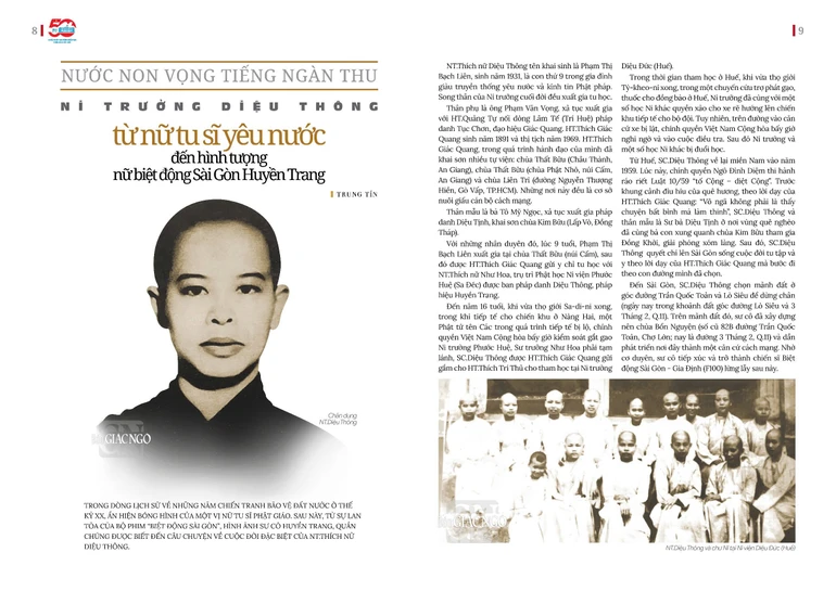 Bài trên Báo Giác Ngộ số 1299 - Thiết kế: Phòng Mỹ thuật BGN/Tống Viết Diễn