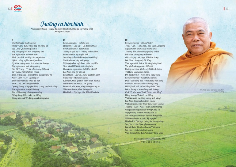 Bài trên Báo Giác Ngộ số 1299 - Thiết kế: Phòng Mỹ thuật BGN/Tống Viết Diễn