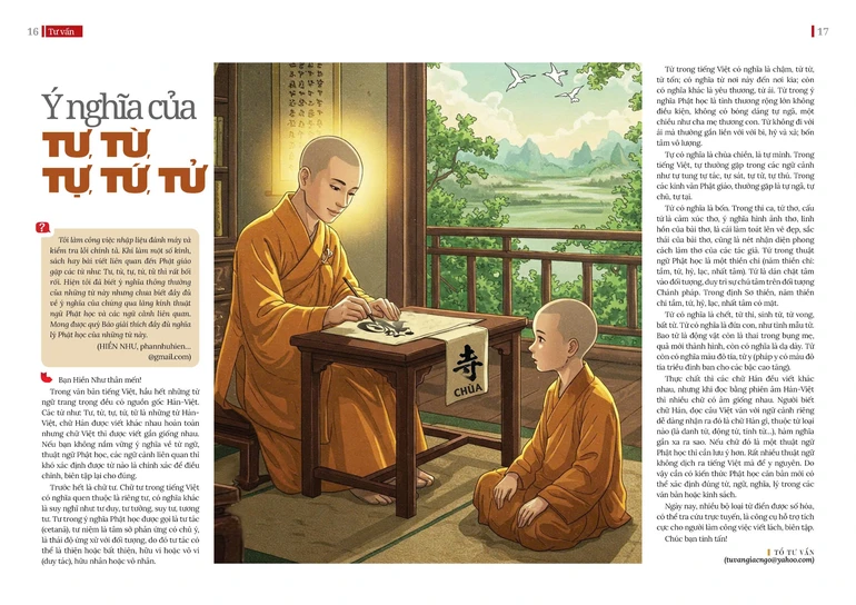 Bài trên Báo Giác Ngộ số 1298 - Thiết kế: Phòng Mỹ thuật BGN/Tống Viết Diễn