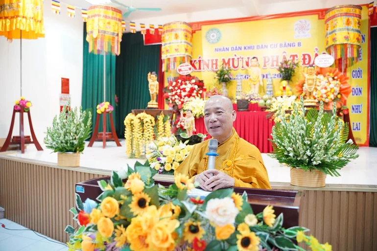 Hòa thượng Thích Bảo Nghiêm, Phó Chủ tịch Hội đồng Trị sự, Trưởng ban Hoằng pháp T.Ư - Ảnh: Diệu Tường