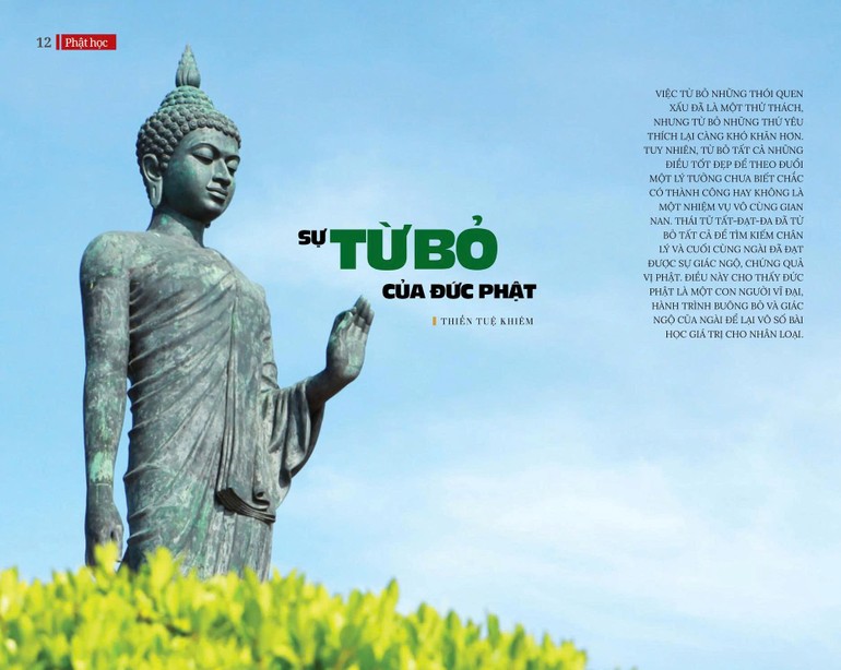 Bài trên Báo Giác Ngộ số 1305 - Thiết kế: Phòng Mỹ thuật BGN/Tống Viết Diễn