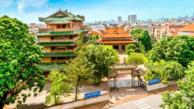 Cơ sở 1 Học viện Phật giáo VN tại TP.HCM (750 Nguyễn Kiệm, P.Đức Nhuận)