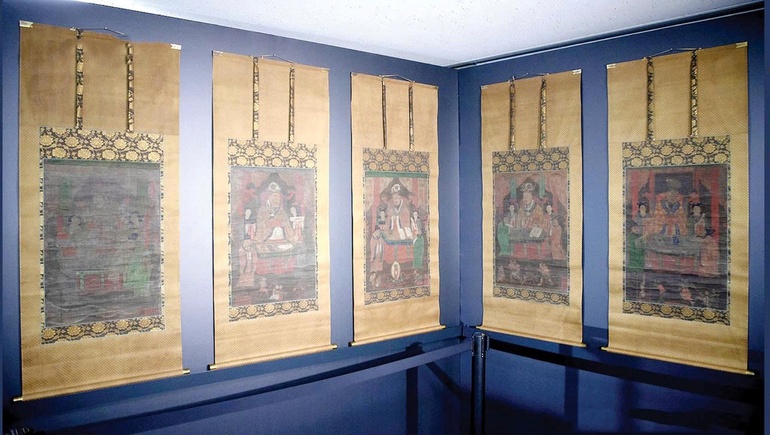 Bộ tranh lụa Thập điện Diêm vương