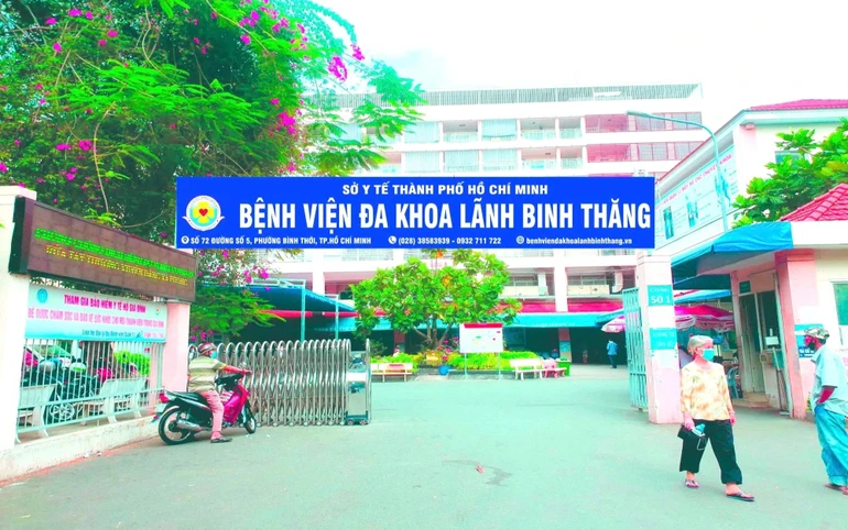 Bệnh viện quận 11 đổi tên thành Bệnh viện đa khoa Lãnh Binh Thăng - Ảnh: D.T