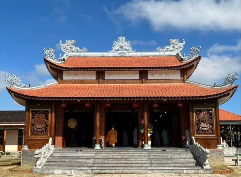 Chánh điện mới của chùa Quan Khố