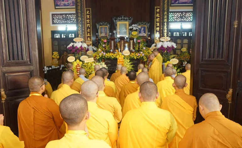 Trang nghiêm Lễ Đại tường Hòa thượng Thích Từ Tánh tại chùa Phổ Đà