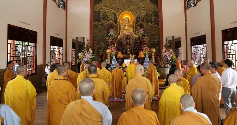 Đại hùng bảo điện mới của chùa Phước Tịnh 