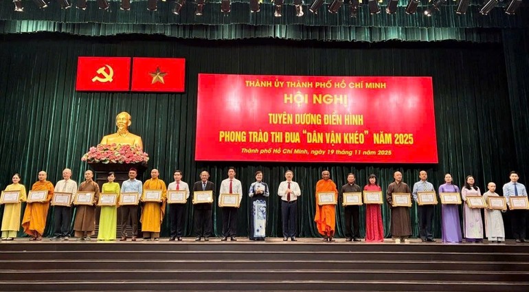 Các điển hình được tuyên dương "Dân vận khéo" năm 2025