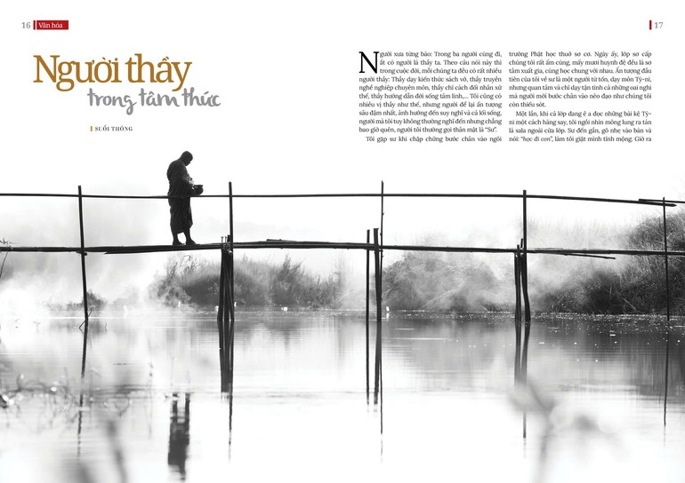 Bài trên Báo Giác Ngộ số 1329 - Thiết kế: Phòng Mỹ thuật BGN/Tống Viết Diễn