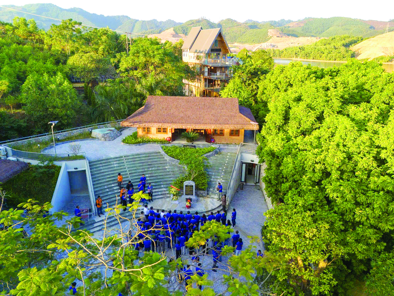 Di tích quốc gia Trường dạy làm báo Huỳnh Thúc Kháng tại xã Đại Phúc, Thái Nguyên