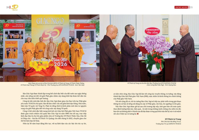 Hòa thượng Thích Lệ Trang: Báo Giác Ngộ có sứ mệnh rất cần ở hiện tại và tương lai