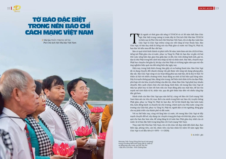 Phó Chủ tịch Hội Nhà báo VN Trần Trọng Dũng: Tờ báo đặc biệt trong nền Báo chí Cách mạng Việt Nam