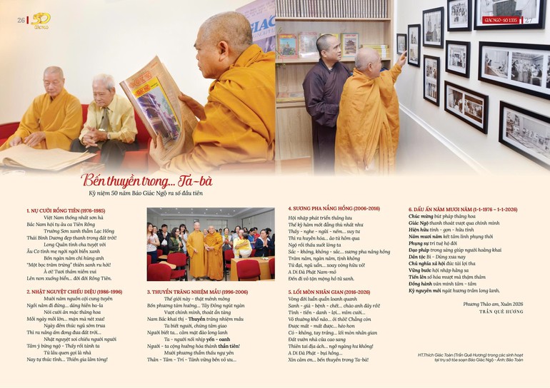 Thơ của Hòa thượng Thích Giác Toàn: Bến thuyền trong… Ta-bà 