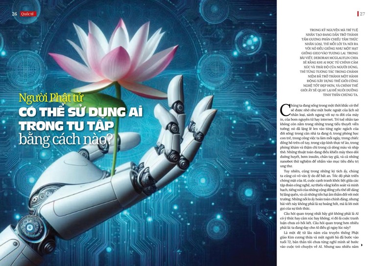 Bài trên Báo Giác Ngộ số 1333 - Thiết kế: Phòng Mỹ thuật BGN/Tống Viết Diễn